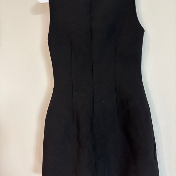 Meshki Angela boatneck black suiting dress XS - Picture 4 of 4